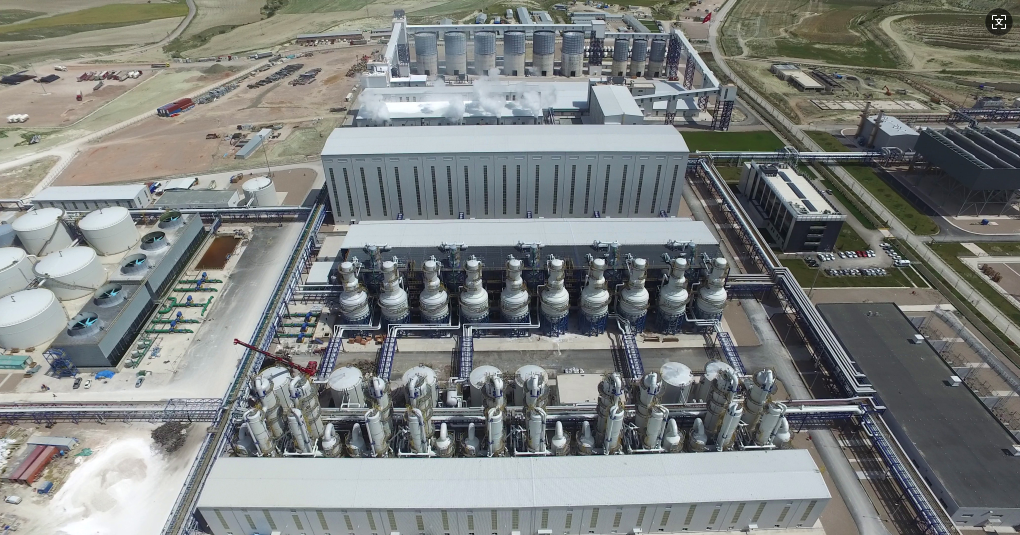 吉奈尔辉达娱乐卡赞250万吨/年纯碱及400兆瓦热电厂项目