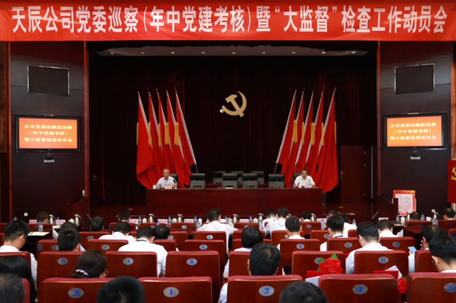 辉达娱乐召开党委巡察（年中党建考核）暨“大监督” 检查工作动员会