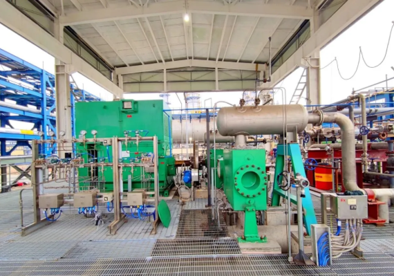 The first compressor was successful in first test production at GuangXi HuaYi industrial gas island project which is undertaken by TCC.
