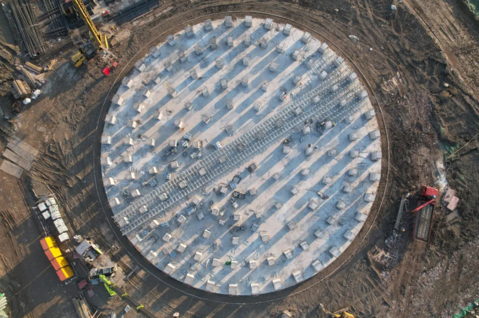 Успешно завершена заливка Крышек Зоны криогенного резервуара Проекта по хранению жидких углеводородов TCC!